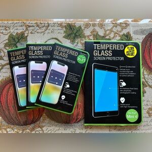 Tempered Glass Screen Protector for iPad Mini 4 & IPhone 11